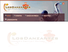 Tablet Screenshot of losdanzantes.org